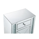 Maisha - Accent Table - Mirrored & Faux Crystals - Atlantic Fine Furniture Inc