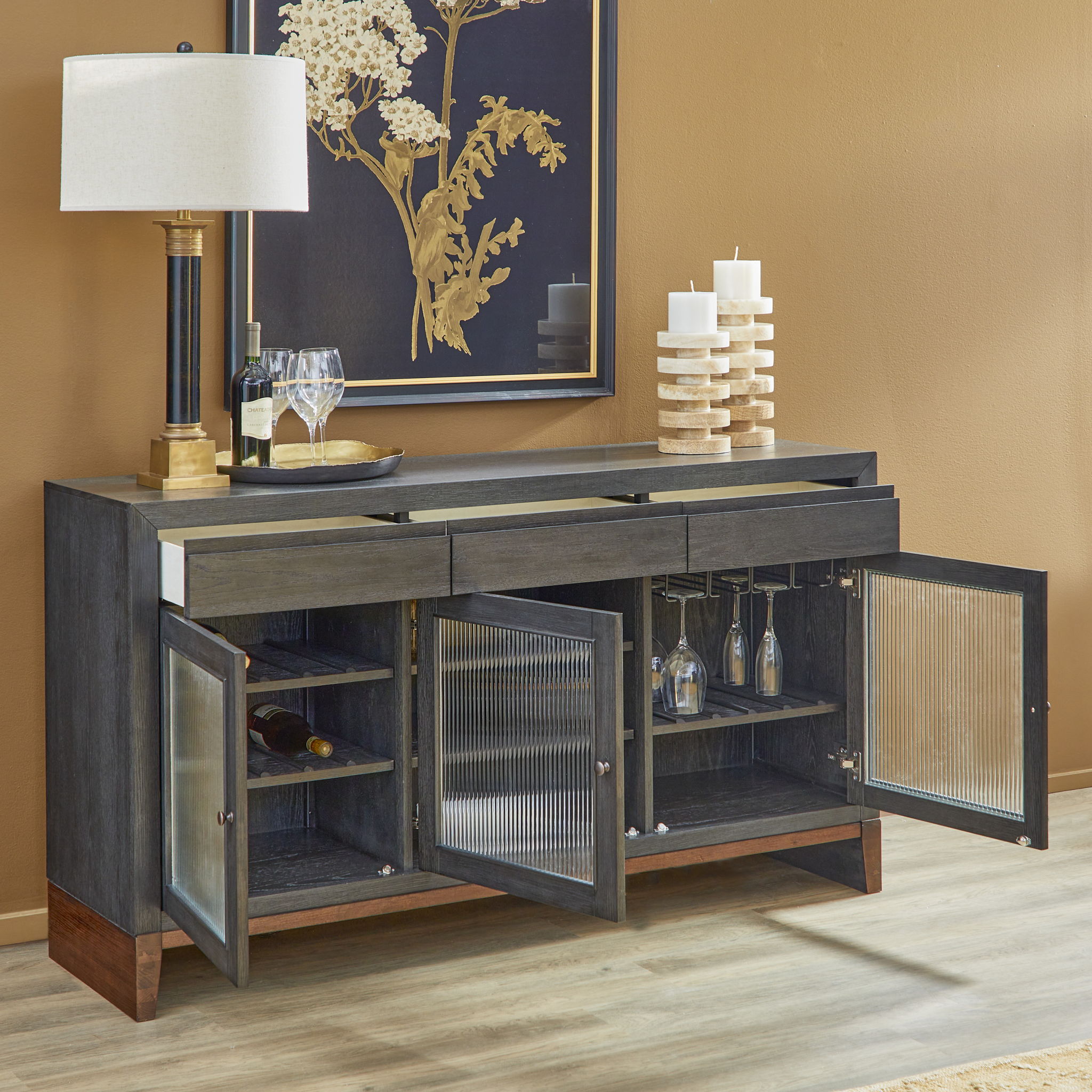 Waterfall - Buffet - Deep Ebony