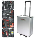 899 Piece Home Repair Tool Set With Rolling Plastic Toolbox, 4 Drawers, General Household Maintenance Kit