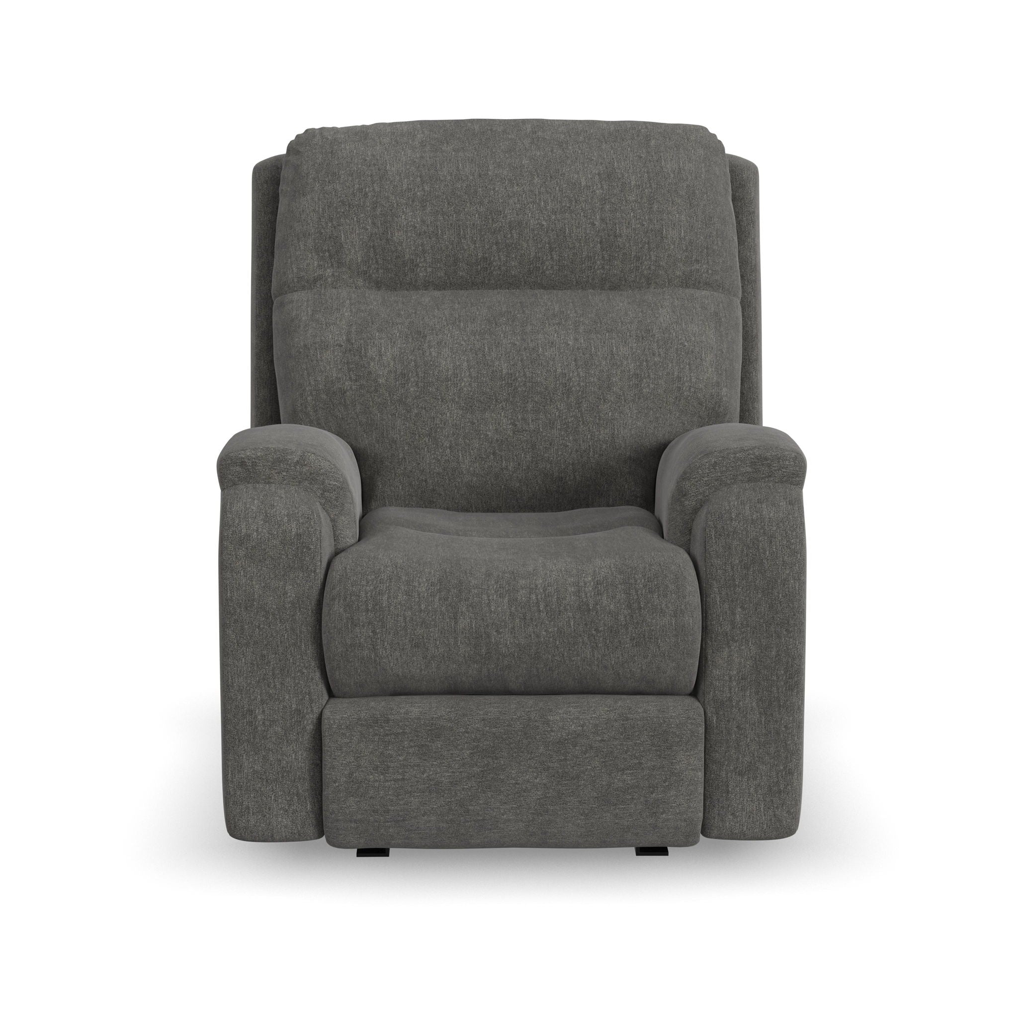 Penn - Transitional Fabric Power Rocking Recliner With Power Headrest & Lumbar