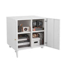 Office Furniture Copier Cabinet 2 Door Steel Copier Stand Mobile Pedestal File Printer Stand