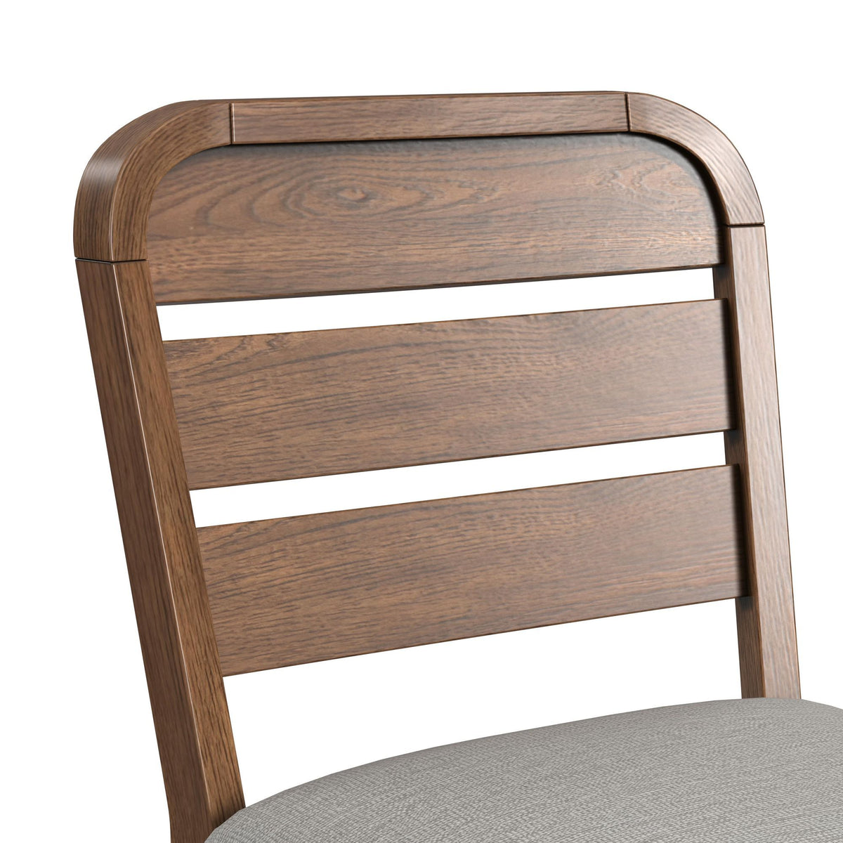 Glinda Fabric Counter Chair (Set of 2) in Brown / Light Gray by Elements International, view 11