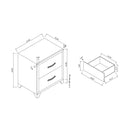 Carlos - 5 Pieces Queen Bedroom Set - Black