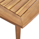 Modern Indoor Square Acacia Wood Dining Table With Toothpick Leg Design