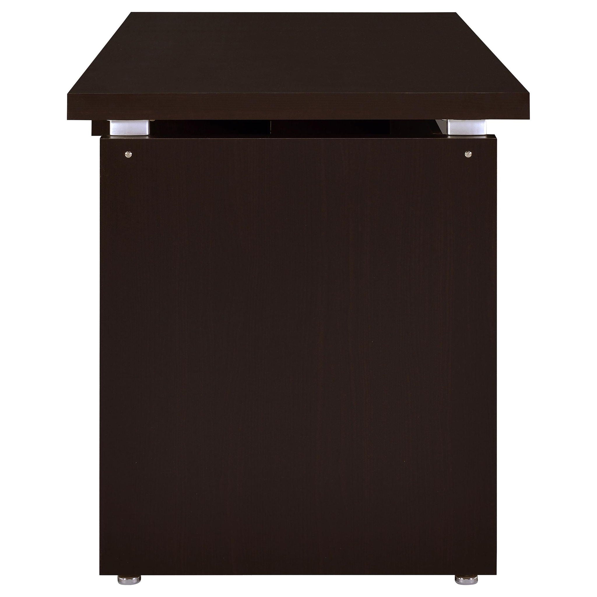 Skylar 55-inch Computer Desk with Keyboard Drawer Cappuccino