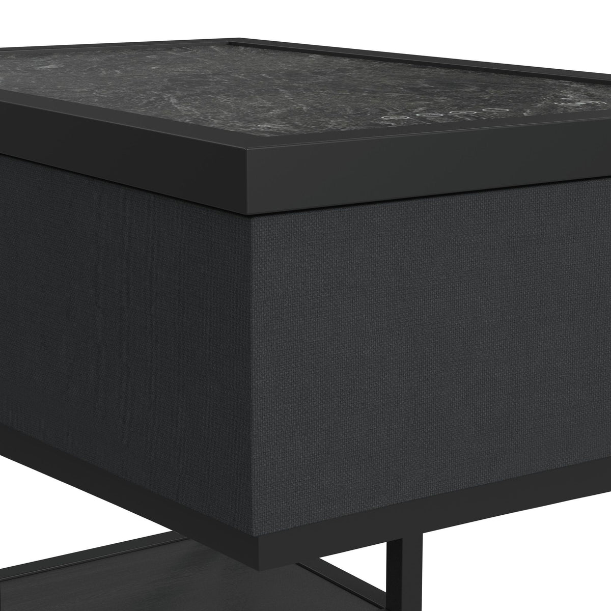 Halo Smart C-Table in Black by Elements International, view 10