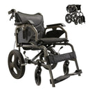 Lightweight Foldable Transport Wheelchair For Adults,Square Tube Design