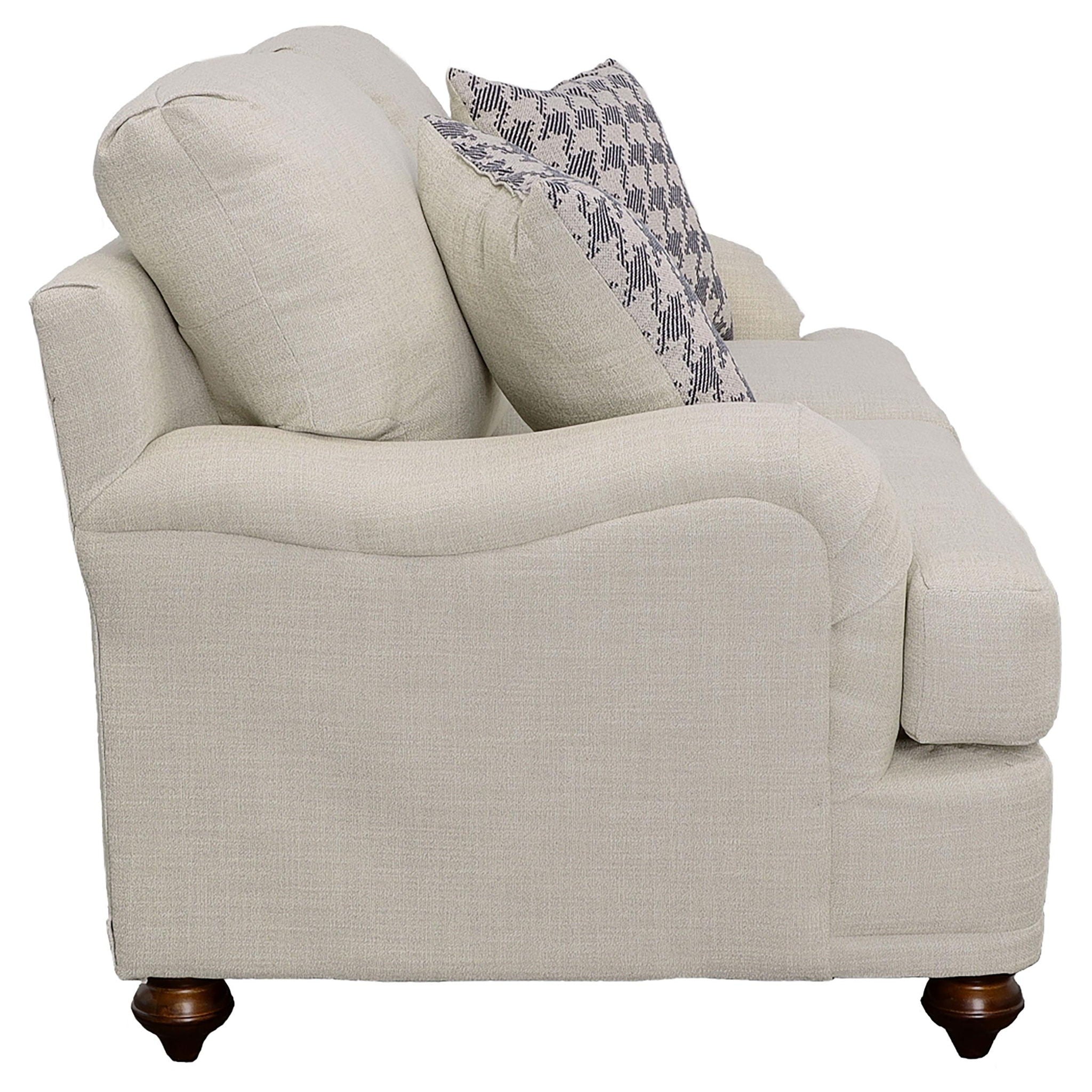 Glenn 3-piece Upholstered Sofa Set Light Grey and Blue