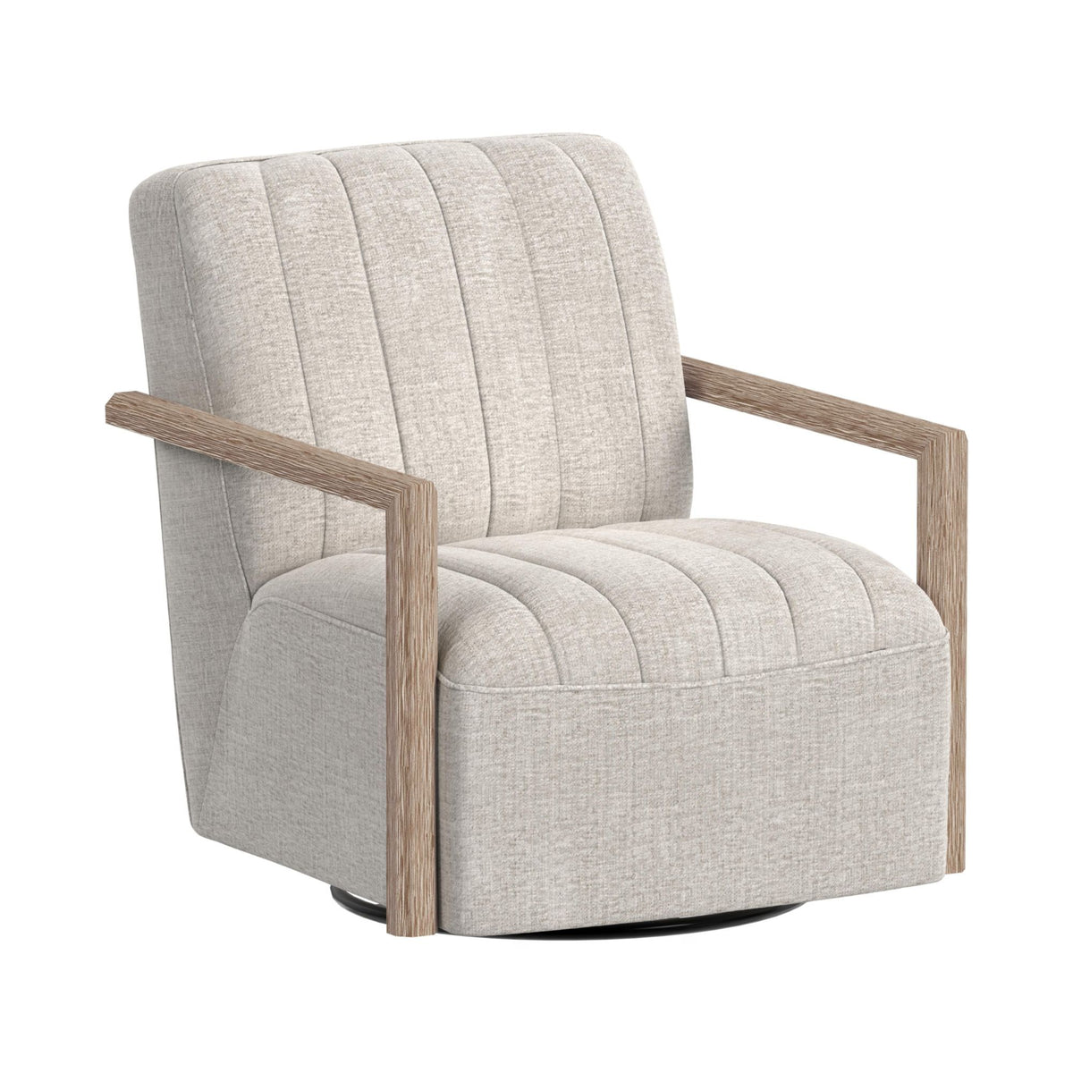 Blaze Swivel Chair in Beige by Elements International