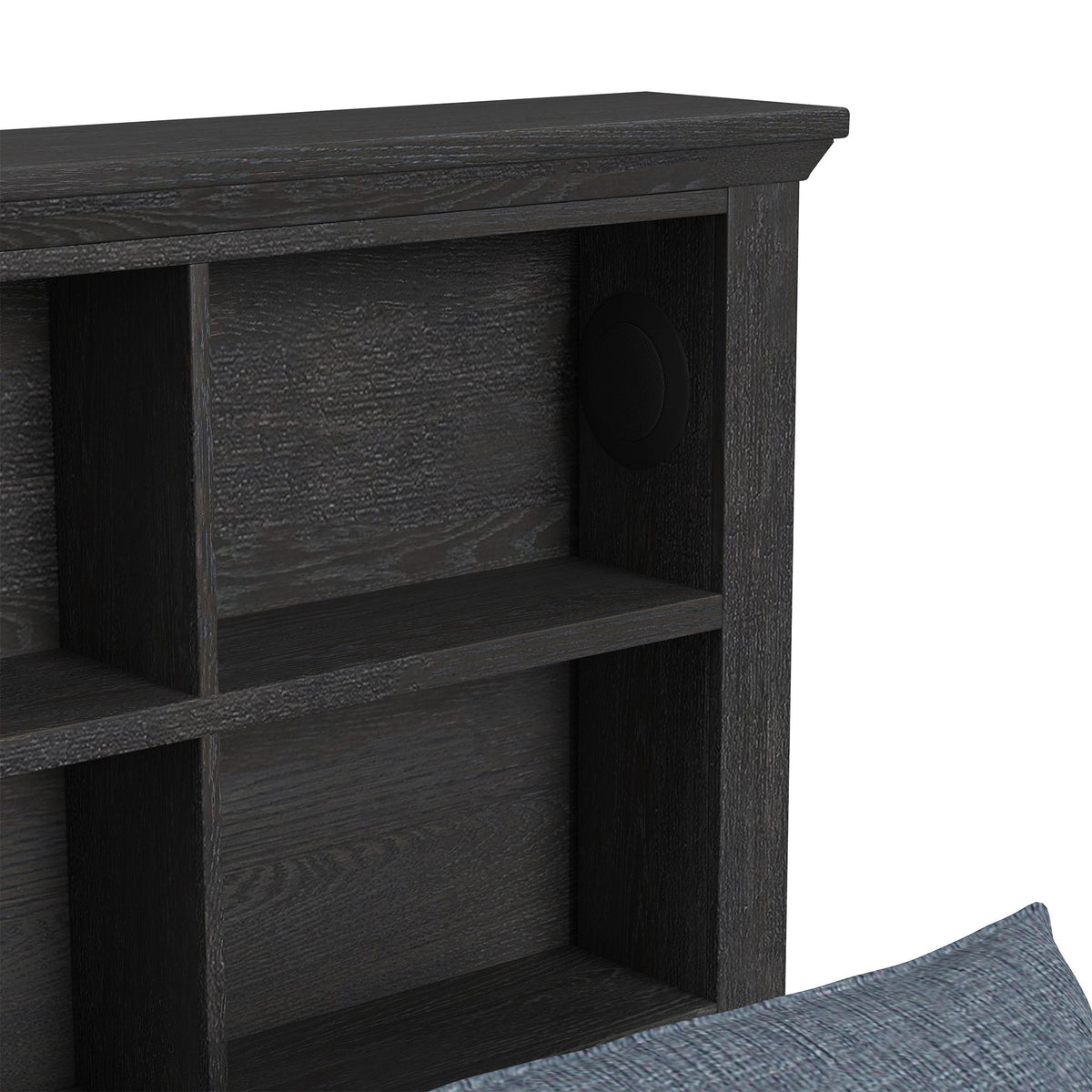 Hampton Kids Bookcase Bedroom Set in Black by Elements International, view 37