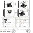 End Table - Dark Lava Bronze