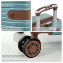 4 Piece Luggage Suitcase Set, Hard Shell Lightweight Expandable Travel Luggage With 4 Packing Cubes