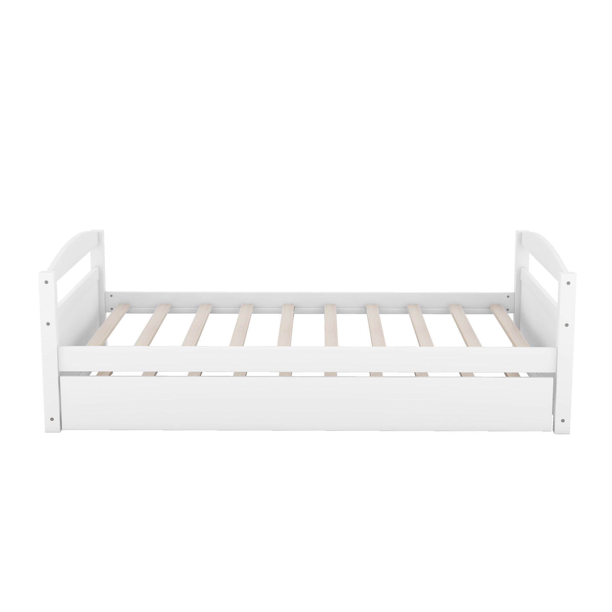 Twin Size Daybed with Trundle, White - Atlantic Fine Furniture Melbourne FL