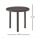 Lido - 3 Pieces Table Set - Brown Multi