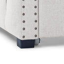 Inspired Upholstered Daybed With Trundle, Button Tufted