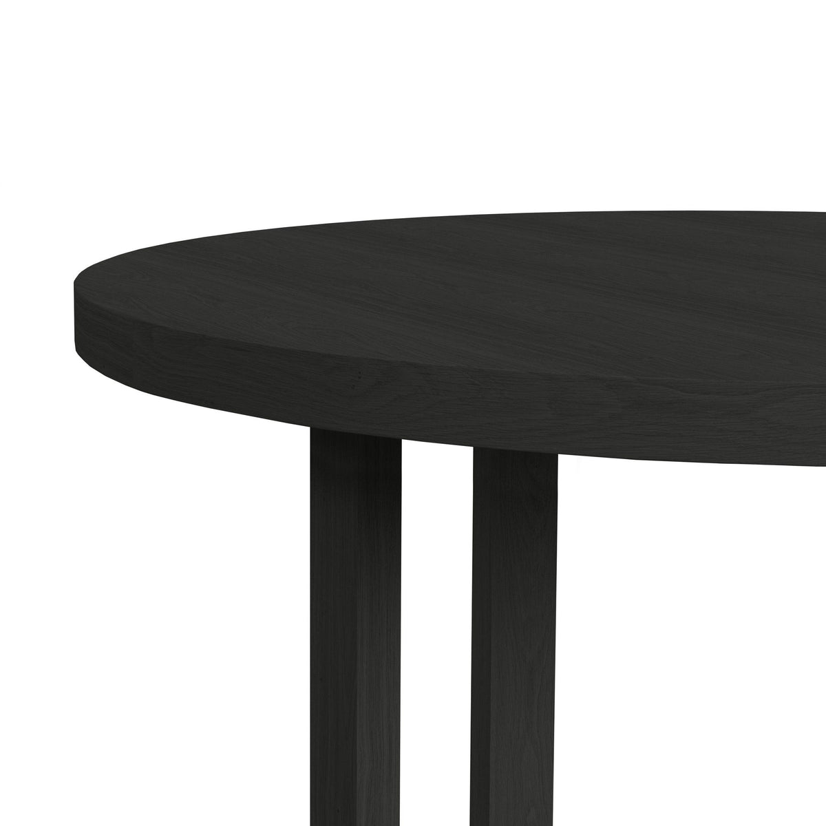 Ridgemont Round Dining Table in Black by Elements International, view 14