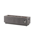 Modern Rectangular Iron Fire Pit 50,000 Btu