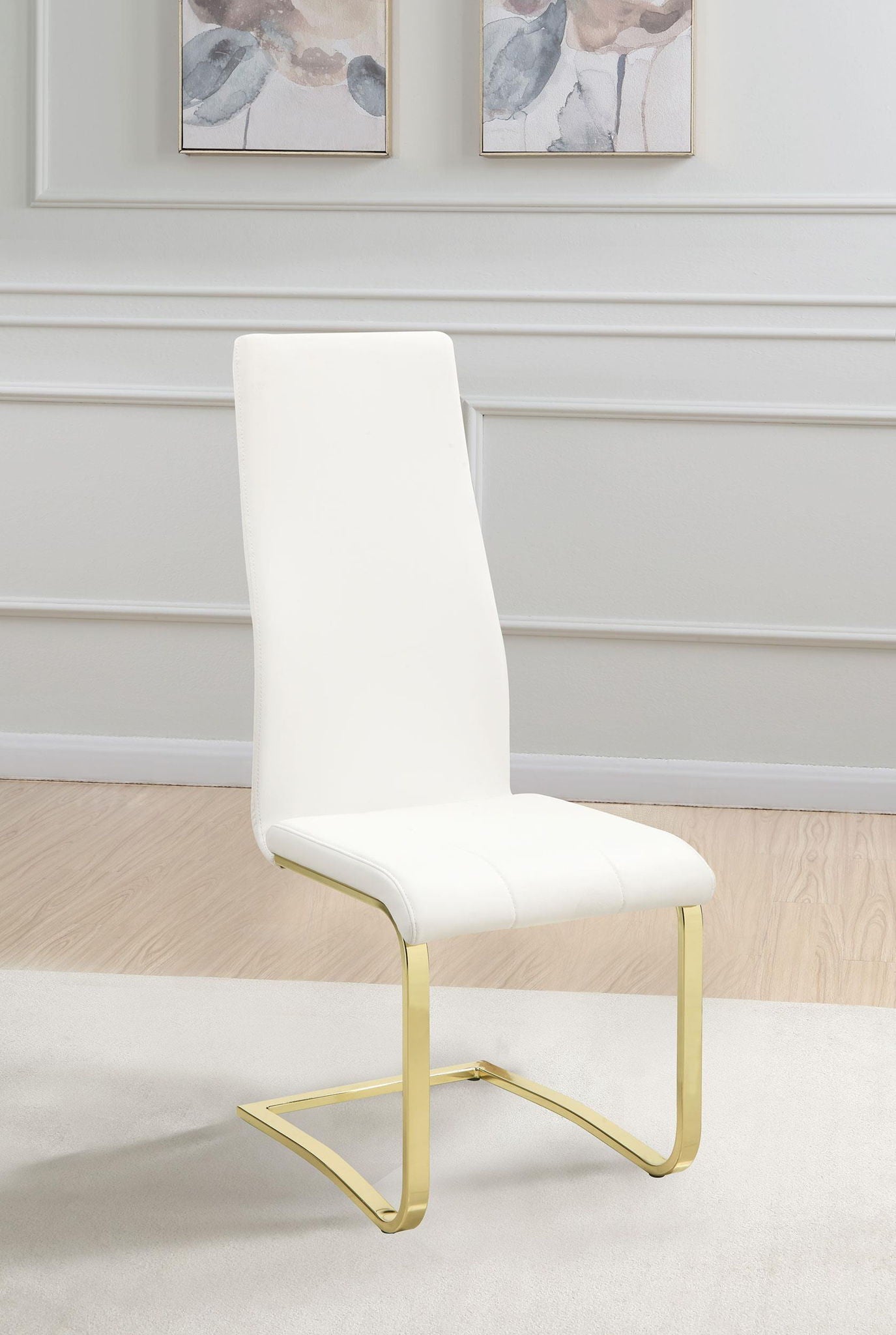 Montclair Upholstered Dining Side Chair White (Set of 4) - Atlantic Fine Furniture Melbourne FL