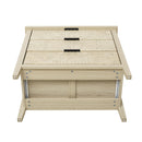 3 Drawer Cabinet, American Furniture, Suitable For Bedroom, Living Room, Study - Natural