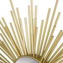Modern Glam Sunburst Wall Mirror - Gold