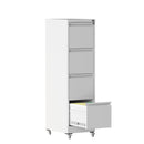 Drawer Metal Locking Vertical File Cabinet With Wheels Heavy Duty Lockable Storage