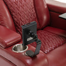 270 Degree Swivel Power Recliner With Tray Table, Phone Holder, Cup Holder, USB Port
