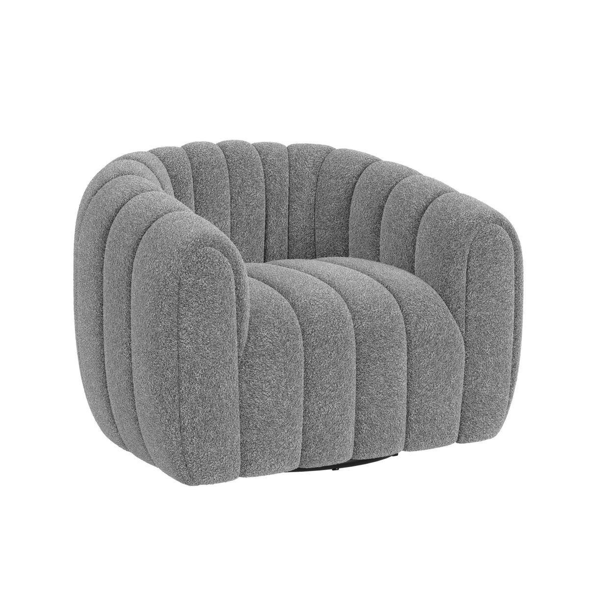 Flamingo Swivel Chair in Dark Green by Elements International, view 2