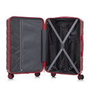 3 Pieces Set 20" / 24" / 28" Spinner Wheel Luggage With Combination Lock