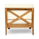 Brava - X Back Armless Chair