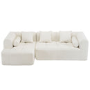 Sectional Free Combined Sofa With 2 Side Pockets