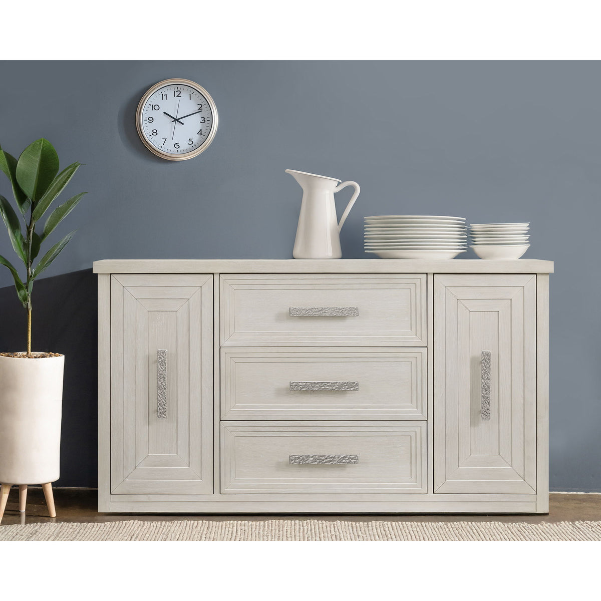 Avalanche Server in Antique White by Elements International, view 9
