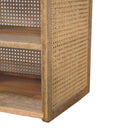 Larissa - T Bar Open Bedside Table - Oak