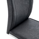 Luxury Simple Arch High Resilience Dining Chair With Arched Leg