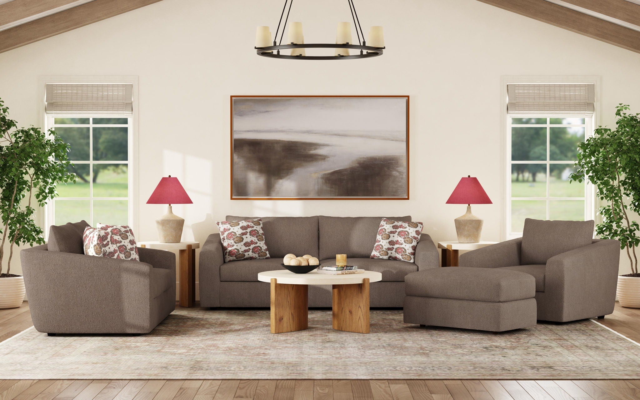 Chevy - Fabric Dining Chair - Brown