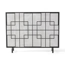 Dorothy - Modern Single Panel Iron Fire Screen