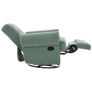 Manual Swivel Recliner Rocker Chair With Adjustable Backrest