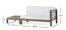 Oana - Corner Bench And Coffee Table