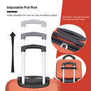 4 Piece Lightweight Suitcase, Makeup Box, Aircraft Wheels