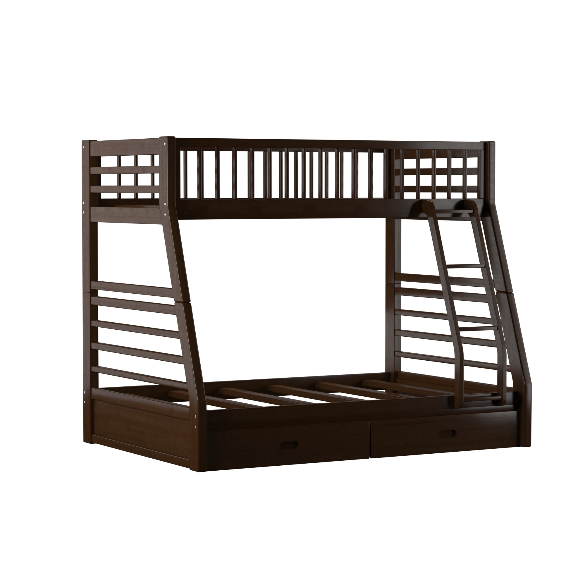 ACME Jason Twin/Full Bunk Bed, Espresso 02020W - Atlantic Fine Furniture Melbourne FL