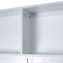 Entryway Bench With Coat Rack, 3 In 1 Design And Adjustable Shelves