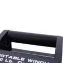 Reversible Electric Trailer Winch For Boats Up To 5000 Lbs With Galvanized Wire Rope And Casing - Black