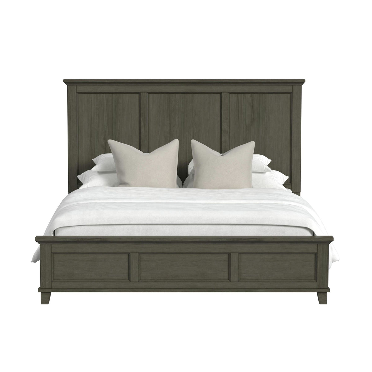 Canterbury Panel Bed in Dark Gray by Elements International, view 13