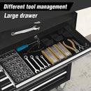 7 Drawer Rolling Tool Chest With Wheels, Multifunctional Tool Box And Storage