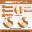 4 Piece Set Of Modern Striped Single Chairs With Folding Square Table