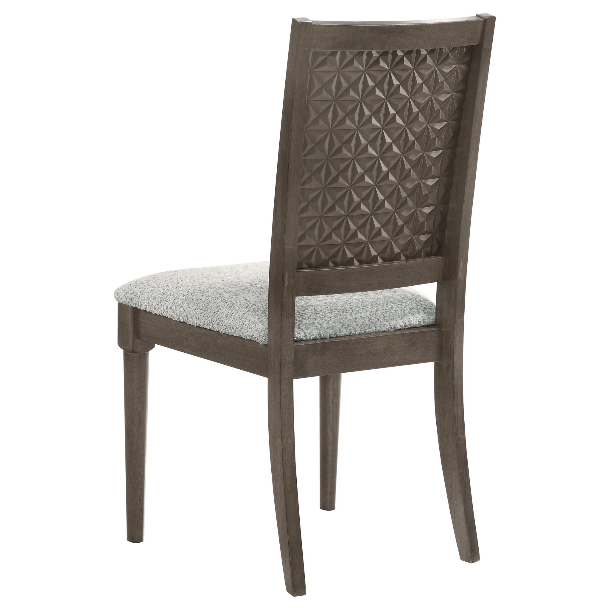 Onslow Upholstered Dining Side Chair Dark Brown (Set of 2) - Atlantic Fine Furniture Melbourne FL