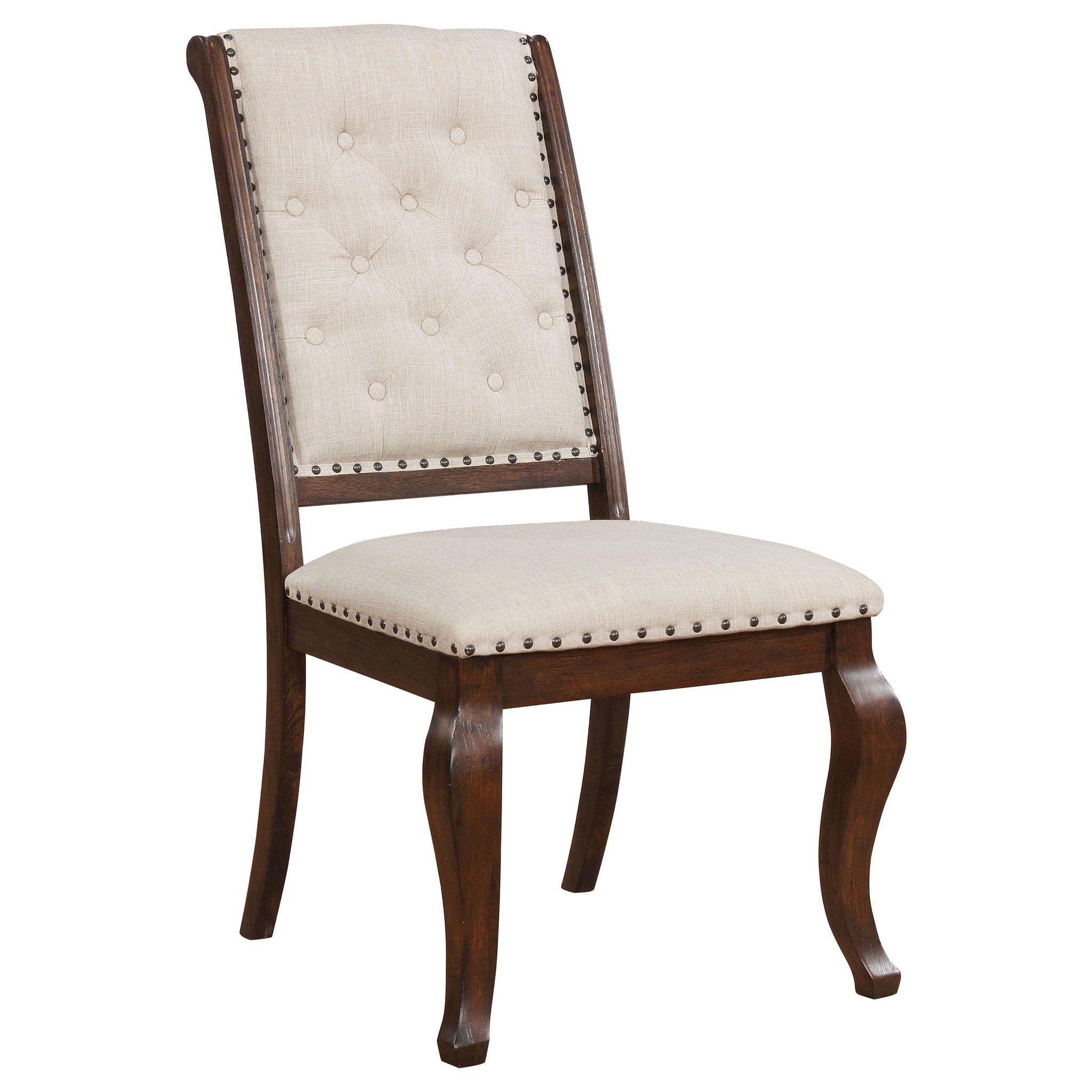 Brockway Upholstered Dining Chair Barley Java (Set of 2) - Atlantic Fine Furniture Melbourne FL
