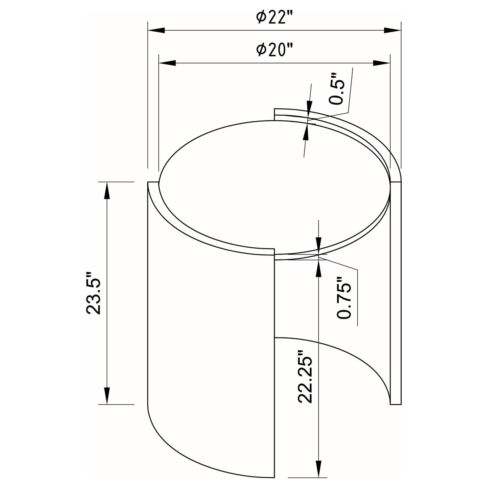 Gladstone 2-piece Coffee and End Table Set Distressed Grey
