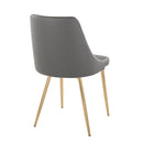 Marche - Contemporary Dining Chair With Metal Legs (Set of 2)