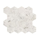 Hexagon Natural Marble Polished Tile For Wall And Floor (Set of 12)