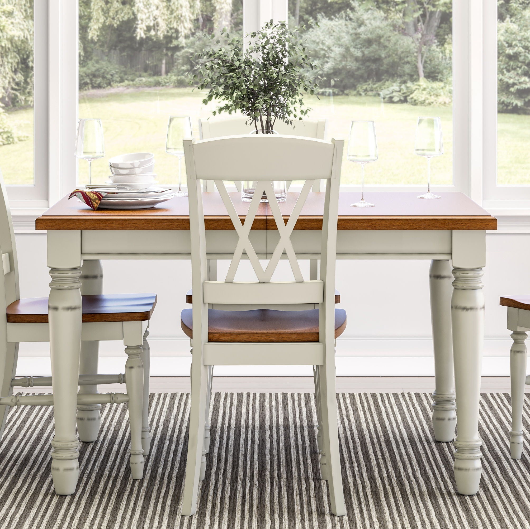 Monarch - Dining Table - White